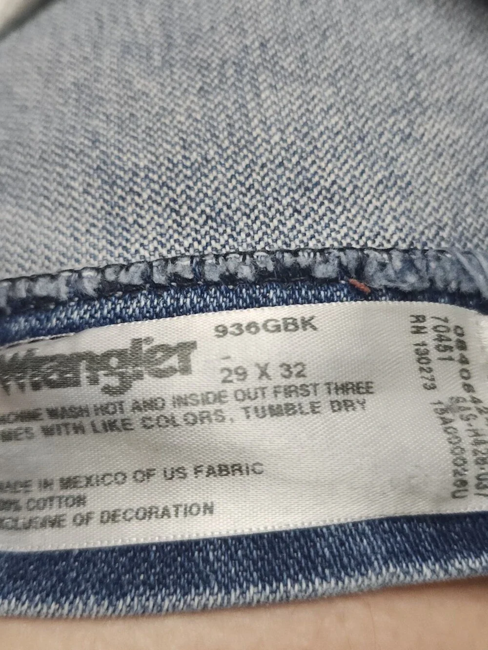 Wrangler Classic Blue Men’s Denim Jeans